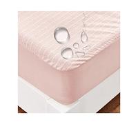 Sábana Impermeable 80% Algodón 20% Poliéster TPU Rizo Protector Colchón Bolsillo Profundo 30cm para Cama Queen King 1 Pieza Sin Funda Almohada Transpirable Suave Duradero