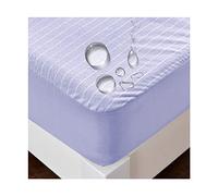 Sábana Impermeable 80% Algodón 20% Poliéster TPU Rizo Protector Colchón Bolsillo Profundo 30cm para Cama Queen King 1 Pieza Sin Funda Almohada Transpirable Suave Duradero
