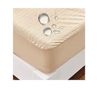 Sábana Impermeable 80% Algodón 20% Poliéster TPU Rizo Protector Colchón Bolsillo Profundo 30cm para Cama Queen King 1 Pieza Sin Funda Almohada Transpirable Suave Duradero