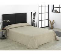 SABANALIA - Colcha Cama 180 | Estampada Niza | 50% Algodón - 50% Poliéster | Cubrecama Primavera y Verano | Disponible en Varios Tamaños y Colores | (280x280) | Blanco