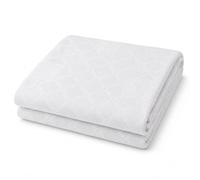 SABANALIA - Colcha Cama 200 de Pique Giovanna | 300 x 275 | 60% Algodón - 40% Poliéster | (Disponible en Varios tamaños y Colores) - Blanco