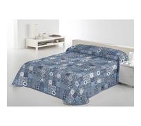 SABANALIA - Colcha estampada Rustik (Disponible en varios tamaños y colores) | Colcha ideal para primavera y verano | Producto ligero y decorativo