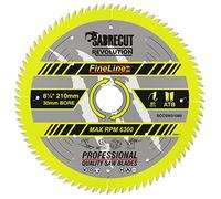 SabreCut 1pc SCCSW21080 210mm 80T 30mm Eje Madera Disco sierra circular TCT