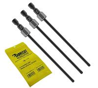 SabreCut 3pcs AFSC130MPH2_3 130mm PH2 Puntas autofeed yeso | Compatible con Makita DFS250 DFS452 199155-7, Resistente, para placas de yeso, incluye bolsa
