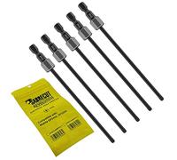 SabreCut 5pcs AFSC130MPH2_5 130mm PH2 Puntas autofeed yeso | Compatible con Makita DFS250 DFS452 199155-7, Resistente, para placas de yeso, incluye bolsa