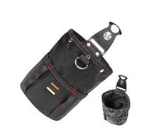 Sac Ceinture Outils - Pochette Multifonction Bois (380-395g) | Organizador Compact Avec Clip Ceinture | Poches pour Vis Clous Perceuse Mètre Ruban | Sac De Rangement Travail Atelier Chantier