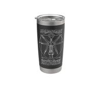 Sacacorchos camarero enófilo hombre de Vitruvio Da Vinci vino Vaso térmico de acero inoxidable de doble pared