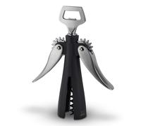 Sacacorchos de alas 2 en 1 SOUVERAIN acero inoxidable/negro 19,6 cm Peugeot