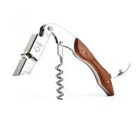 Sacacorchos de camarero, Berglander Abridor de Vino profesional para camareros, resistente para bartenders con cortaláminas, sacacorchos manual, mango de madera cómodo, empuñadura ergonómica