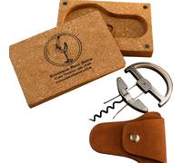 Sacacorchos laminar profesional 2 en 1 con espiral y láminas - Grabado láser gratuito