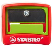 STABILO Sacapuntas para el lápiz de color Multitalento Woody – 3 en 1 – 1 unidad verde