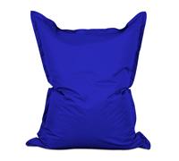 Lumaland - Puf gigante XXL, lavable, 140 x 180 cm, cojín, bolsa recargable, 380 l bolas EPS [azul real]