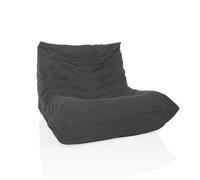 Saco De Asiento / Sofá De Suelo Sitzolo Cord Tela Gris Hjh Living