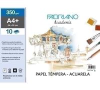 Sadipal bloc dibujo acuarela fabriano espiral din a4+ 10 hojas 350 g/m