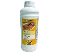 Sadira | Aceite Teca 1 L. | Aceite para Madera Seca, Especial para Barcos Protege y nutre contra la Humedad