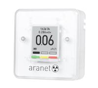SAF Aranet Detector de radiación, dosímetro, portátil, mide la tasa de dosis y la dosis total de radiación ionizante, visualización de tinta electrónica, duración de batería de 4 años, conexión