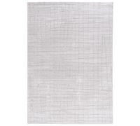 SAFAVIEH Alfombra Geométrica para Sala de estar, Comedor, Dormitorio - Neptune Collection, Pelo corto, Gris Claro, 91 X 152 cm