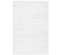 Safavieh Alfombra geométrica para salón, Comedor, Dormitorio, colección Whisper de Pelo Corto, Color Marfil, 91 x 152 cm