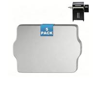 SafBbcue BAC596 - Bandeja de goteo de repuesto para Traeger Silverton 620, 18.8 x 13.75 pulgadas, portátil y plegable, bandeja de parrilla de aluminio desechable para recoger grasa, paquete de 5