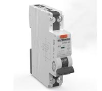 SAFEMORE Interruptor Diferencial RCBO Tipo A 10A Curva B 30mA 1P+N 6kA,Azul | Disyuntor Bidireccional RCBO- Protección Magneto-térmica y de Alta Sensibilidad - Para Montaje en Carril DIN -Certificado TÜV