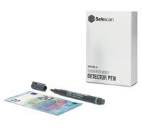 Safescan 30 Bolígrafo detector de billetes falsos para verificar billetes con rapidez - Detector billetes falsos de papel - Caja de 20 bolígrafos o rotuladores