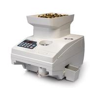 Safescan 1550 Contadora de monedas que cuenta rápidamente monedas separadas - Máquina de contar monedas robusta para volúmenes de monedas - Contadora de fichas redondas clasificadas