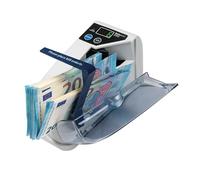 Safescan Contadora de billetes portátil 2000 – Hasta 600/min, cuenta billetes clasificados
