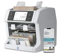 Safescan 2995-SC - Máquina contadora de dinero y clasificador de fitness con 2 bolsillos, grado bancario premium