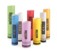 Safescan CR-80 EUR - Rollos de papel para guardar ordenadamente sus monedas de euro