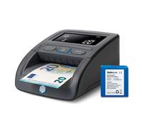 Safescan Detector de billetes falsos automático y portátil 155-SX para verificar rápidamente los billetes-Detector de billetes falsos con 7 puntos de detección -Detector de billetes falsos 100% fiable