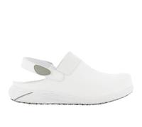 SAFETY JOGGER Zuecos de Seguridad para Mujer 35 EU - Dany - Zapato de Trabajo Cómodo y Ligero, Ideal para Enfermeras, Cocina o Interior, Antideslizante y Amortiguador, Oxypas, Blanco
