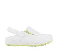 SAFETY JOGGER Zuecos de Seguridad para Mujer 38 EU - Zapato de Trabajo Cómodo y Ligero, Ideal para Enfermeras, Cocina o Interior, Antideslizante y Amortiguador, Oxypas, Verde