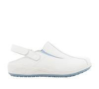 SAFETY JOGGER Zuecos de Seguridad para Mujer 38 EU - Zapato de Trabajo Cómodo y Ligero, Ideal para Enfermeras, Cocina o Interior, Antideslizante y Amortiguador, Oxypas, Azul
