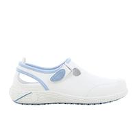 SAFETY JOGGER Zuecos de Seguridad para Mujer 39 EU - Lina - Zapato de Trabajo Cómodo y Ligero, Ideal para Enfermeras, Cocina o Interior, Antideslizante y Amortiguador, Oxypas, Azul