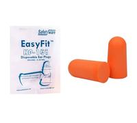 Safetyware Tapones desechables de espuma suave de poliuretano para los oídos, reducción de ruido, para el trabajo, dormir, HP-101 de fácil ajuste a granel (naranja, 1 par)