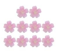 SAFIGLE 10 Piezas Cuaderno de Notas Adhesivas de Papel Diseño Realista de Flor de Cerezo Rosa, Paquete Múltiple Portátil para Uso Diario y Oficina
