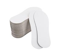 SAFIGLE 100 Piezas Porta Calcetines Blancos Organizadores de Calcetines Bajos para Mujeres y Niñas, Caja de Almacenamiento Reutilizable