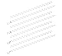 SAFIGLE Varillas de Repuesto con Gancho para Juego de 4 Persianas Verticales de Plástico PP de 60cm Mecanismo Suave Accesorios de Ventanas