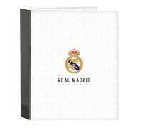 Safta Carpeta archivador Real Madrid 1ª Equip. 2024/25 Folio 4 anillas 40 mm Multicolor