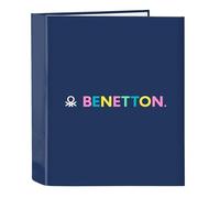 Safta Carpeta archivador BENETTON Cool Folio 4 anillas 40 mm