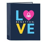 Safta Carpeta Archivador BENETTON Love Folio 4 anillas 40 mm