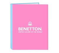 Safta Carpeta Archivador BENETTON Spring Folio 4 anillas 25 mm 26,5x33 cm