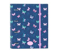 Safta Carpeta equipada 4 anillas BLACKFIT8 Mariposas A4 30 mm 100 hojas