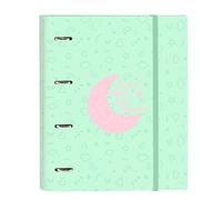 BLACKFIT8 Carpeta 4 anillas Moon DIN-A4 100 hojas Verde – Safta