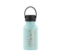 SAFTA | Botella Termo 350 ml FC Barcelona, Acero Inoxidable Doble Pared con Aislamiento, Mantiene 12 h Caliente y 24 h Frío, Base de Silicona, Tapón Rosca con Válvula y Asa, Medidas 7,3x7,3x19,5 cm