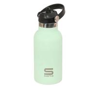 SAFTA | Botella Termo 350 ml Safta Infantil Aguamarina, Acero Inoxidable Doble Pared con Aislamiento, Mantiene 12 h Caliente y 24 h Frío, Tapón con Válvula, Medidas 7,3x7,3x19,5 cm