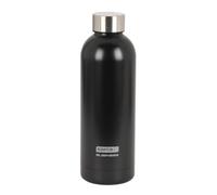SAFTA | Botella Termo 500 ml Safta Business Black, Acero Inoxidable, Color Negro Mate, Tapón de Rosca Antigoteo, Mantiene 6 h Caliente y 12 h Frío, Medidas 7x22,5 cm
