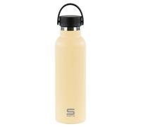 Safta botella termo de 600ml - acero inoxidable - asa superior - color arena