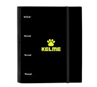 SAFTA CARPETA 4 ANILLAS 35MM CON RECAMBIO KELME "JUNGLE" - Carpeta Anillas Licencia Oficial - Diseño Exclusivo - Ideal para Uso Diario - Material Duradero - Compatible con Hojas A4