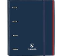 SAFTA | CARPETA 4 ANILLAS 35MM CON RECAMBIO EL GANSO "CLASSIC" - Carpeta Anillas Licencia Oficial - Diseño Exclusivo - Ideal para Uso Diario - Material Duradero - Compatible con Hojas A4